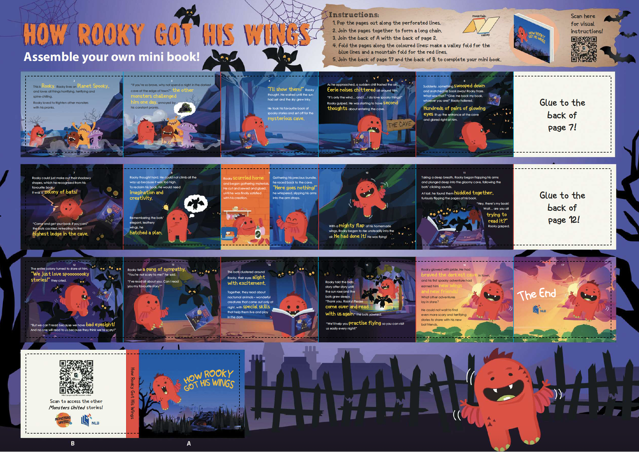How Rooky got his Wings mini book